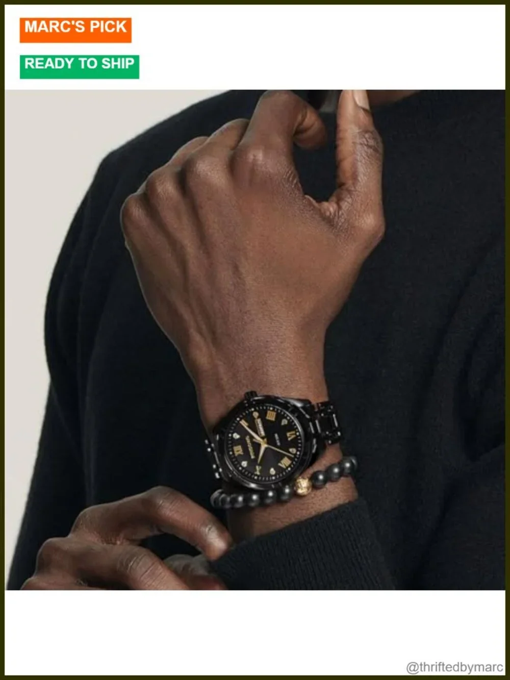 Men's Classic Quartz Watch 42mm Stainless Steel Diamond Dial Day-Date Luminous